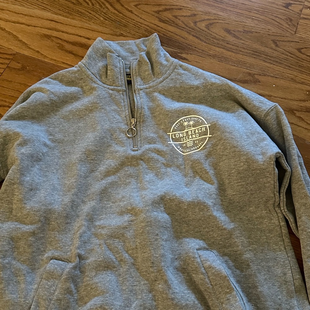 beach quarter zip